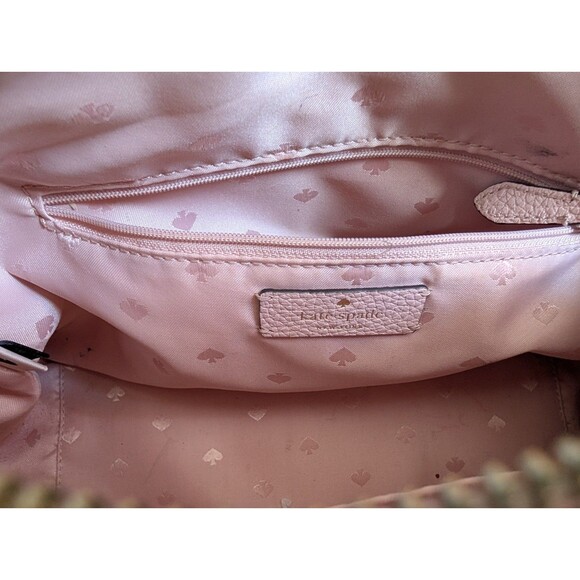 Kate Spade Mimi Satchel in Light Pink Crossbody Bag 8"h x 5.6"w x 12.4" - Picture 4 of 8